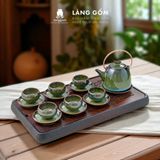  Bộ ấm chén uống trà men hỏa biến lục bảo (TH) 