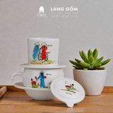 Phin cà phê hoạ tiết áo dài Việt Nam tinh khôi 