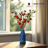  Bình hoa men hỏa biến dáng Chai sóng cổ bé (TH) 