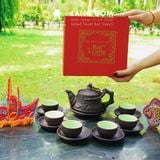  Bộ Ấm Chén Đất Nung Bát Tràng Gốm Mộc Cao Cấp 