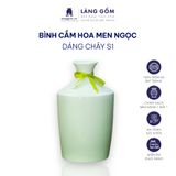  Bình hoa men ngọc dáng chây S1 