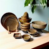  Bộ bàn ăn men hoả biến Bát Tràng 