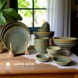  Bộ bàn ăn men hoả biến Bát Tràng 