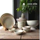  Bộ bàn ăn men hoả biến Bát Tràng 