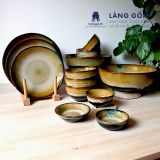  Bộ bàn ăn men hoả biến Bát Tràng 