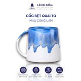  Cốc bệt quai to men hoả biến dung tích 500ml 