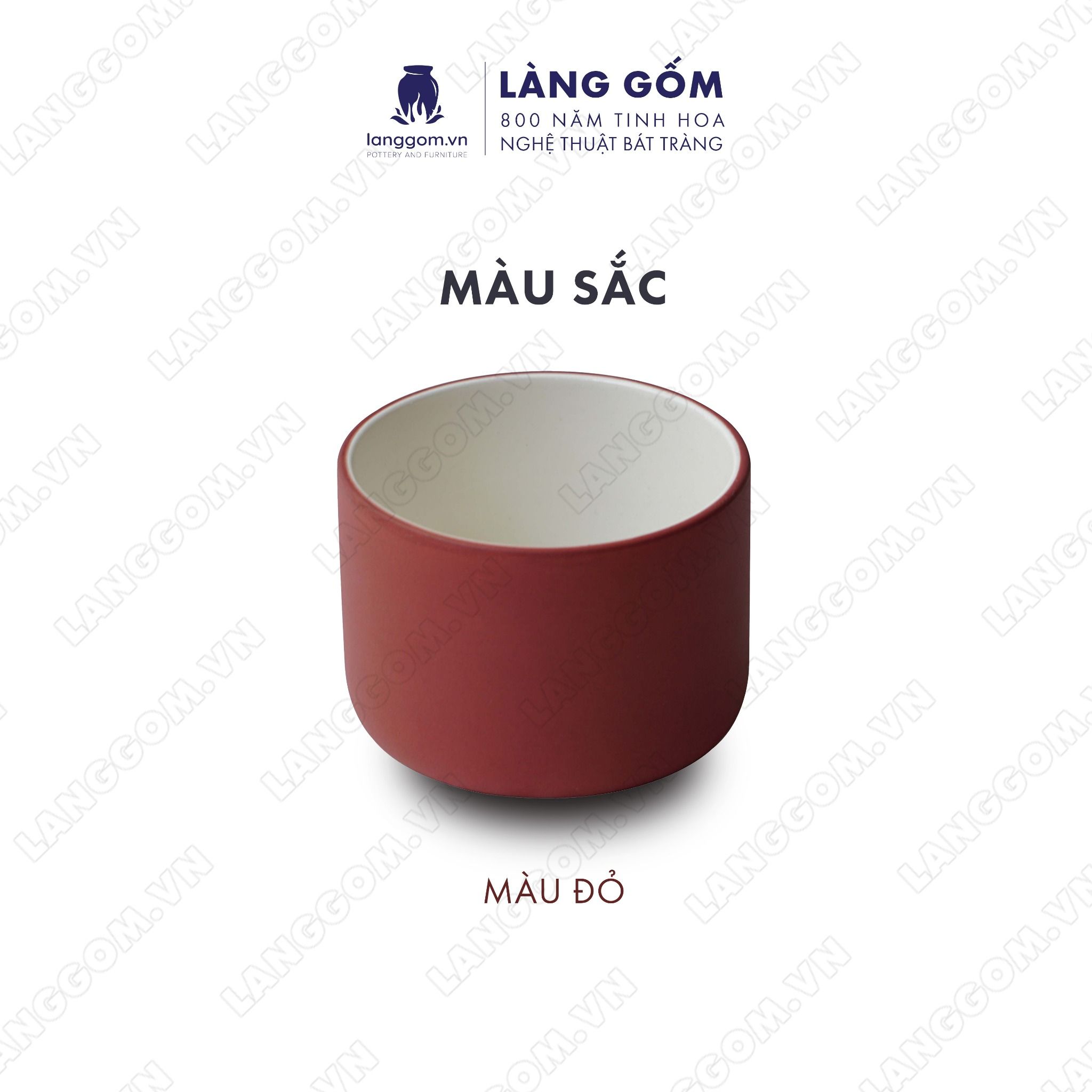  Cốc, ly sứ hình trụ lùn 200ml, không quai, men mát 