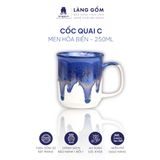  Cốc quai C men hỏa biến, dung tích 250ml 