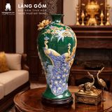  Mai Bình Tích Lộc Đắp Nổi 3D Gốm Sứ Bát Tràng Cao Cấp – Bình Phong Thủy Tài Lộc, Trang Trí Phòng Khách, Quà Tặng Tân Gia 