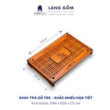  Khay trà gỗ đựng ấm chén 