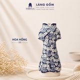  Lọ Hoa Gốm Sứ Bát Tràng Vẽ Tay Men Lam Duyên Dáng Việt Nam, Bình Hoa Decor Trang Trí - Gốm Sứ Bát Tràng - Làng Gốm 