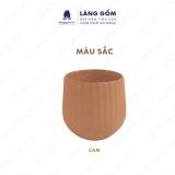  Cốc dáng khum nhiều màu, men mát phong cách Châu Âu, dung tích 330ml 