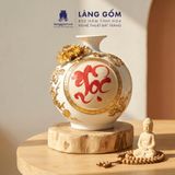  Bình Hút Lộc Tam Phúc Tụ Tài Đắp Nổi 3D Gốm Sứ Bát Tràng – Phúc Lộc Thọ, Quà Tặng Phong Thủy Cao Cấp 