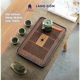  Khay trà gỗ đựng ấm chén 