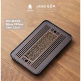  Khay trà gỗ đựng ấm chén 