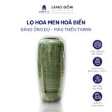  Bình hoa men hỏa biến dáng ống dù (TH) 