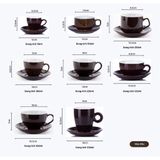  Bộ cốc tách cà phê vân đá kèm đĩa (TH) 