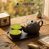  Bộ Ấm Chén Đất Nung Bát Tràng Kèm Khay - Set Độc Ẩm Nhỏ Gọn Đơn Giản Thưởng Trà Cao Cấp 