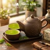  Bộ Ấm Chén Đất Nung Bát Tràng Kèm Khay - Set Độc Ẩm Nhỏ Gọn Đơn Giản Thưởng Trà Cao Cấp 