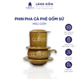 Bộ phin pha cà phê men hỏa biến kèm cốc quai móc 