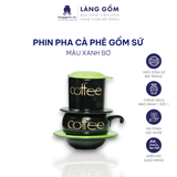  Bộ phin pha cà phê men hỏa biến kèm cốc quai móc 
