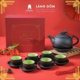  Bộ Ấm Trà Đất Nung Bát Tràng Cao Cấp - Set Quà Tặng Sang Trọng Biếu Đối Tác, Khách Hàng, Người Thân 