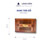  Khay trà gỗ đựng ấm chén 