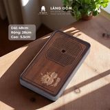  Khay trà gỗ đựng ấm chén 