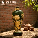  Mai Bình Tích Lộc Đắp Nổi 3D Gốm Sứ Bát Tràng Cao Cấp – Bình Phong Thủy Tài Lộc, Trang Trí Phòng Khách, Quà Tặng Tân Gia 