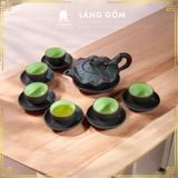  Bộ Ấm Chén Đất Nung Bát Tràng Gốm Mộc Cao Cấp 