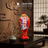  Mai Bình Tích Lộc Đắp Nổi 3D Gốm Sứ Bát Tràng Cao Cấp – Bình Phong Thủy Tài Lộc, Trang Trí Phòng Khách, Quà Tặng Tân Gia 