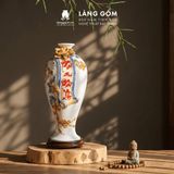  Mai Bình Tích Lộc Đắp Nổi 3D Gốm Sứ Bát Tràng Cao Cấp – Bình Phong Thủy Tài Lộc, Trang Trí Phòng Khách, Quà Tặng Tân Gia 