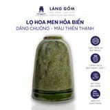  Lọ Hoa Men Hỏa Biến Dáng Chuông Gốm Sứ Bát Tràng Cao Cấp - Trang Trí Nhà, Cắm Cành Đào Huyền, Cành Lê 