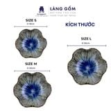  Bát minh đường tụ thủy, bát thả hoa cúng Phật, men hỏa biến phong thủy cao cấp 