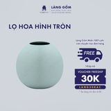  Bình hoa men mát dáng quả bóng 