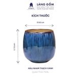  Cốc uống trà dáng khum men hoả biến dung tich 170ml 