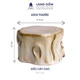  Đế gốc cây lót ấm trà men hỏa biến 