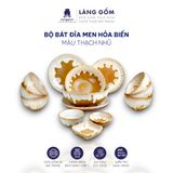  Bộ bàn ăn hoả biến 14 món - Màu thạch nhũ 