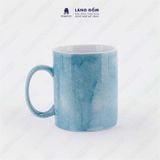  Cốc sứ vân đá tay cầm chữ C, dung tích 350ml 