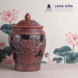  Hũ đựng gạo Liên Ngư Phú Quý 
