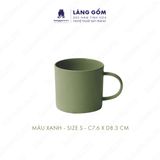  Cốc sứ có quai kiểu Mohem men mờ dáng basic dung tích 380ml 