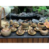  Bộ ấm chén men hỏa biến dáng ly 