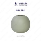  Bình hoa men mát dáng quả bóng 
