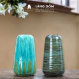  Bình hoa men hoả biến dáng quả đu đủ (TH) 