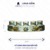 Kỷ ngai men rạn đắp nổi 