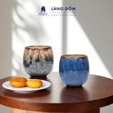  Cốc uống trà dáng khum men hoả biến dung tich 170ml 