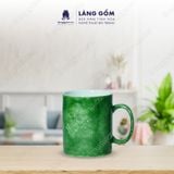  Cốc sứ vân đá tay cầm chữ C, dung tích 350ml 