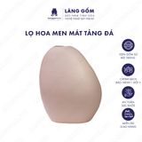  Bình hoa men mát dáng tảng đá 