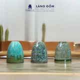  Bình hoa men hỏa biến dáng chuông mini 