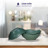  Bát tô gốm sứ Bát Tràng cao cấp giữ nhiệt LÀNG GỐM kiểu miệng hoa, dùng để ăn cơm, úp mì 